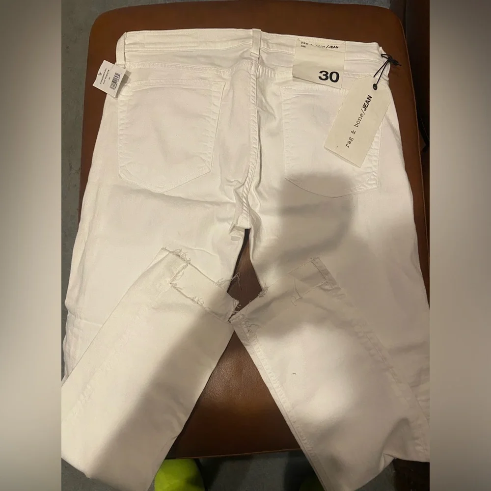 NWT! Rag & Bone Dre Capri whites jeanss Sz 30 - Picture 3 of 6